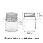 ظرف استوانه پیرکس درب دار مکارتی